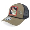 Hatstore Exclusive x Pike Pin Rope Olive/Black A-frame Trucker - Skillfish