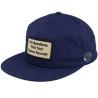 Golf Patch Logo Rope Navy Snapback - Pins & Stripes