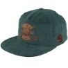 Pins & Stripes Engraved Logo Cord Green Snapback - Pins & Stripes