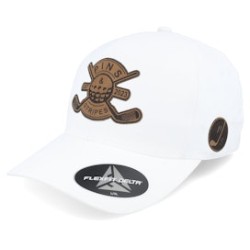 Pins & Stripes Engraved Logo White Delta Flexfit - Pins & Stripes