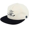 Pins & Stripes Logo Cord Ivory/Black Snapback - Pins & Stripes