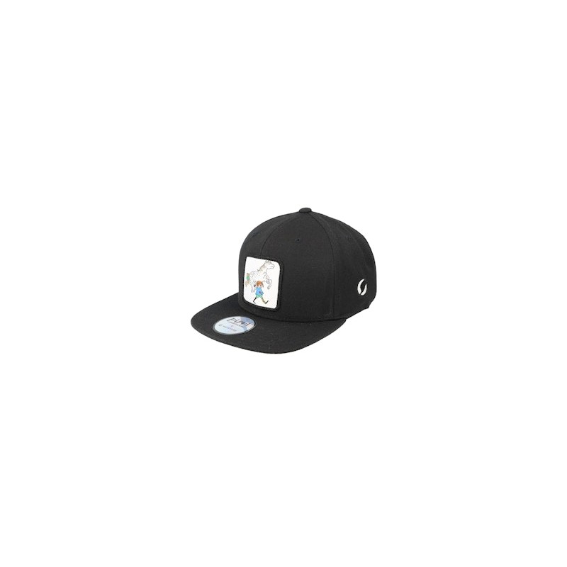 Kids Pippi The Horse Black Snapback - Pippi Longstocking