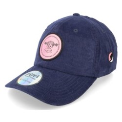 Pippilotta Navy/Pink Corduroy Dad Cap - Pippi Longstocking