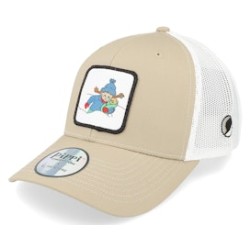 Pippi Mr Nilsson Snow Sand/White Trucker - Pippi Longstocking