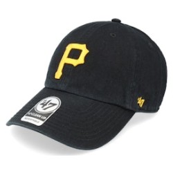 Pittsburgh Pirates MLB Team Colour Clean Up Black/Yellow Dad Cap - 47 Brand