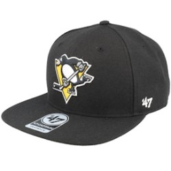 Pittsburgh Penguins NHL No Shot Captain Black Snapback - 47 Brand