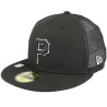 Pittsburgh Pirates 59FIFTY Cw MLB Batting Practise Black Mesh Fitted - New Era