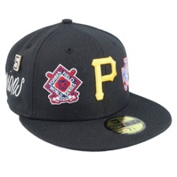 Pittsburgh Pirates 59FIFTY Historic Champs Black Fitted - New Era