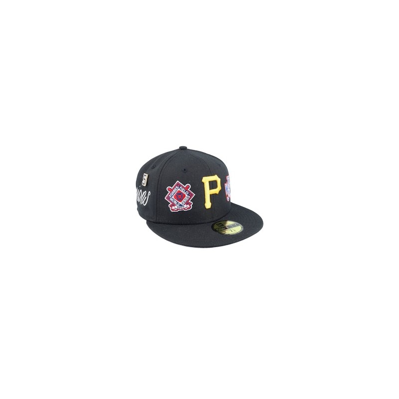 Pittsburgh Pirates 59FIFTY Historic Champs Black Fitted - New Era