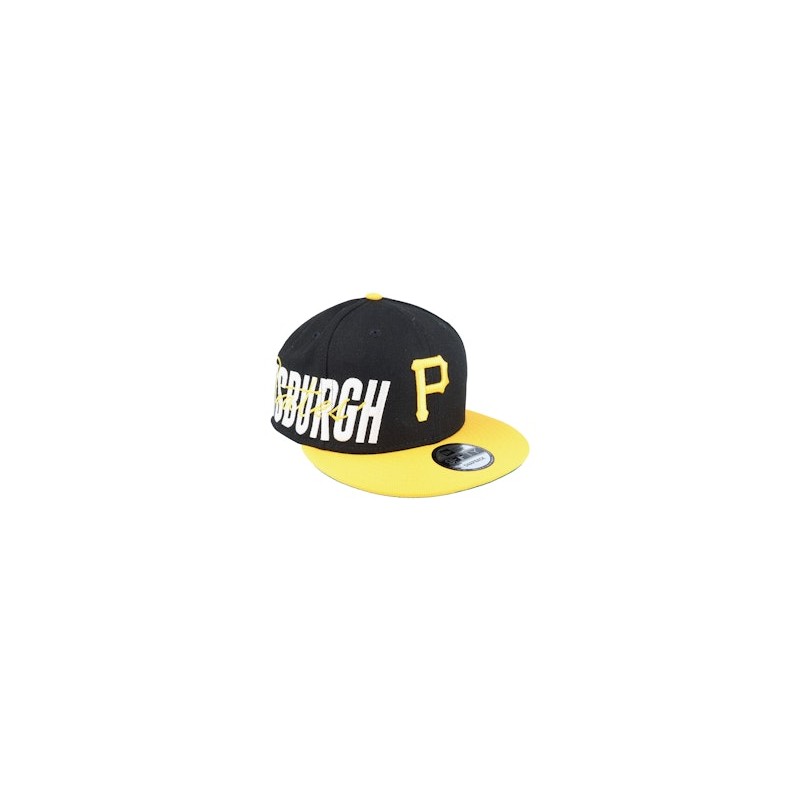 Pittsburgh Pirates 9FIFTY Sidefont Black/Yellow Snapback - New Era
