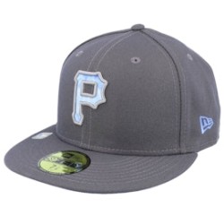 Pittsburgh Pirates MLB22 Fathers Day 59FIFTY Charcoal Fitted - New Era