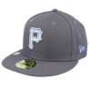 Pittsburgh Pirates MLB22 Fathers Day 59FIFTY Charcoal Fitted - New Era