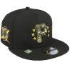 Pittsburgh Pirates MLB24 Armed Forces Day 9FIFTY Black Snapback - New Era