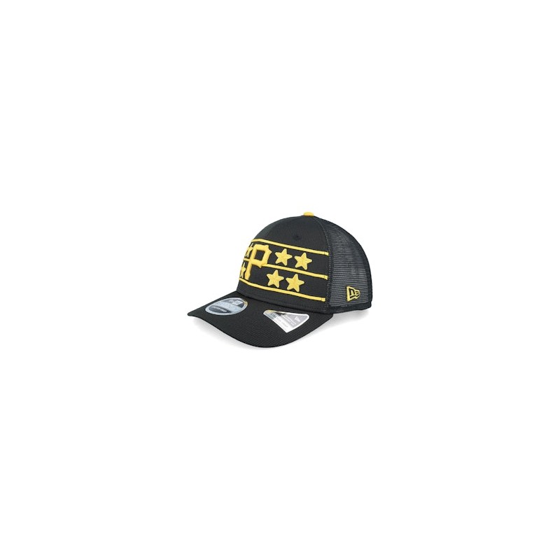 Pittsburgh Pirates MLB Batting Practice 9SEVENTY Black/Yellow Trucker - New Era