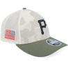 Pittsburgh Pirates MLB Armed Forces Day 9FORTY Mc Stone/Olive A-frame Trucker - New Era