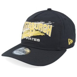 Pittsburgh Pirates Throwback Brush Black Strapback - New Era