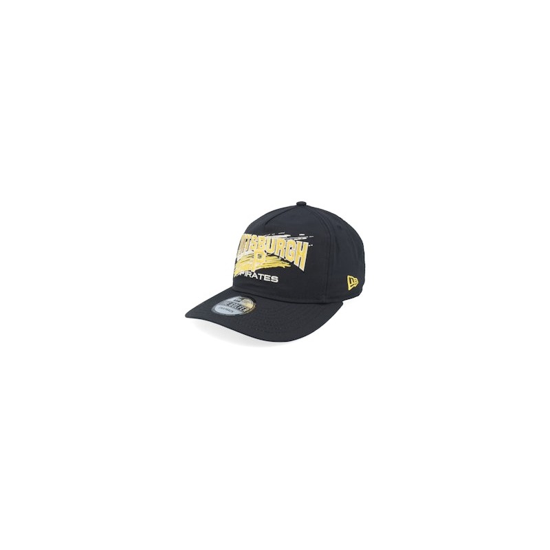 Pittsburgh Pirates Throwback Brush Black Strapback - New Era