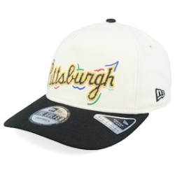 Pittsburgh Pirates Team Scribble Chrome/Black Snapback - New Era