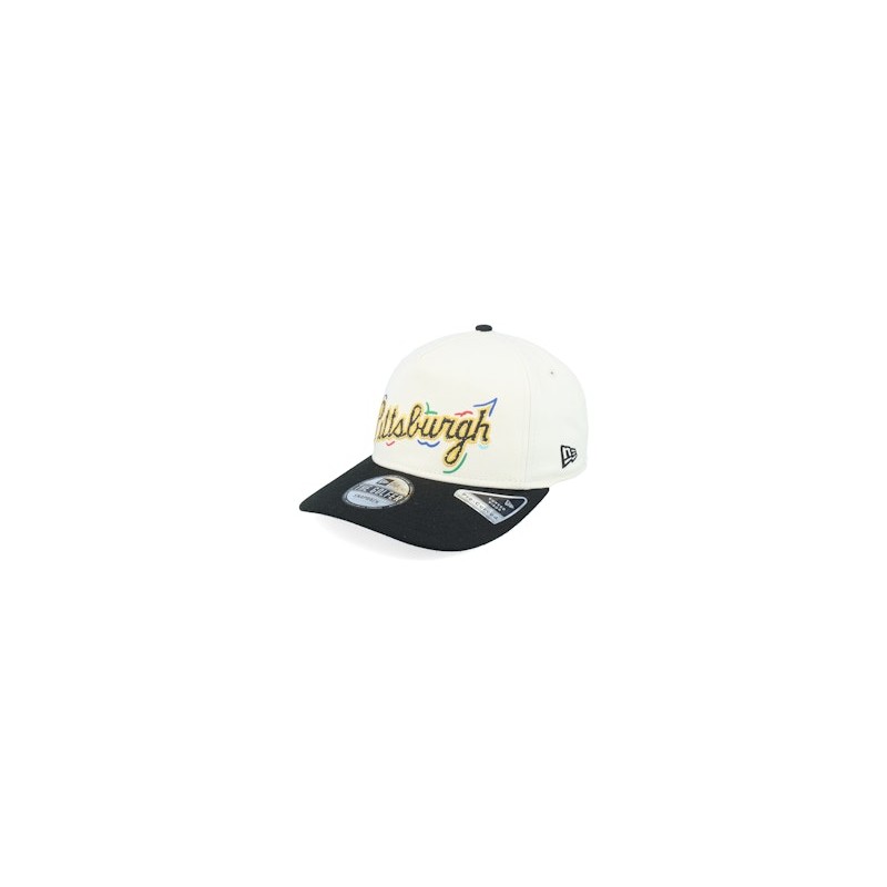 Pittsburgh Pirates Team Scribble Chrome/Black Snapback - New Era