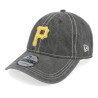 Pittsburgh Pirates Washed Contrast 9TWENTY Black/Yellow Dad Cap - New Era