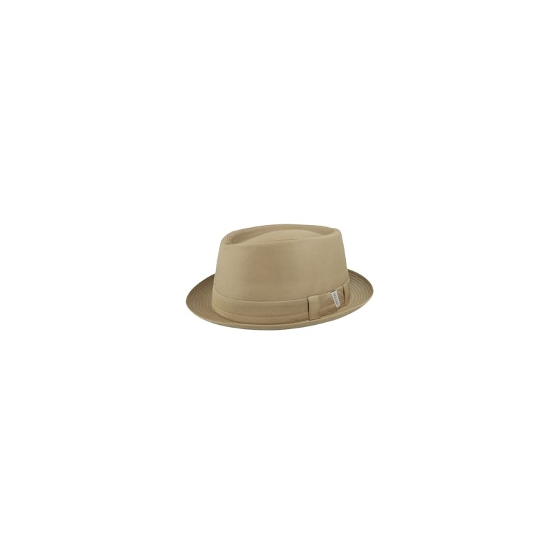 Cotton Khaki Pork Pie - Stetson
