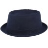 Cotton Navy/Gun Metal Pork Pie - Stetson