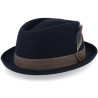 Diamond Woolfelt Midnight Blue Pork Pie - Stetson