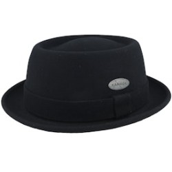 Lite Felt Black Pork Pie - Kangol
