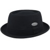 Lite Felt Black Pork Pie - Kangol