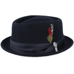 Stout Black/Black Pork Pie - Brixton