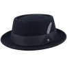 Woolfelt Black Pork Pie - Stetson