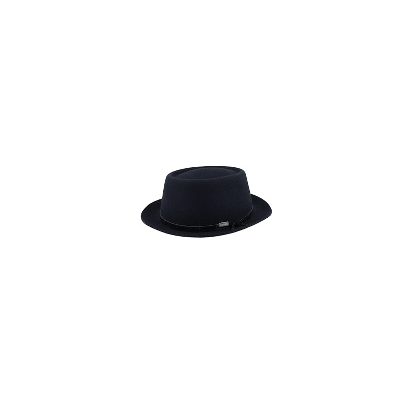 Woolfelt Black Pork Pie - Stetson