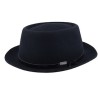 Woolfelt Black Pork Pie - Stetson