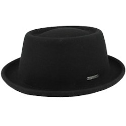 Woolfelt Black Pork Pie - Stetson