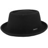Woolfelt Black Pork Pie - Stetson