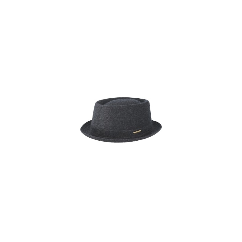 Wool Grey Pork Pie - Stetson