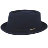 Wool Navy Pork Pie - Stetson