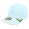 Atlanta Braves 59FIFTY Color Pack Pastel Light Blue A-frame Fitted - New Era