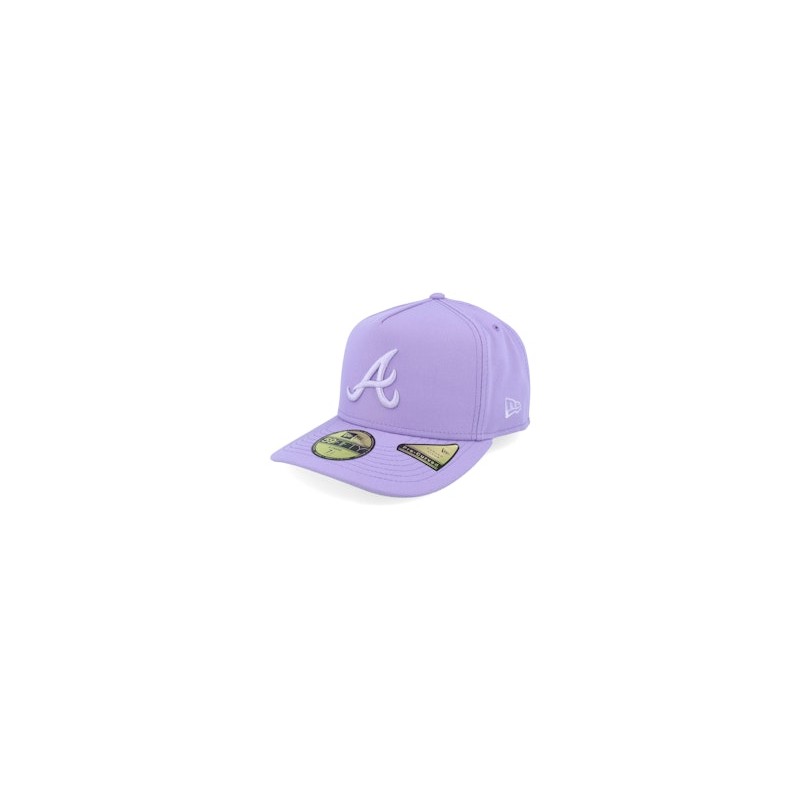 Atlanta Braves 59FIFTY Color Pack Purple A-frame Fitted - New Era