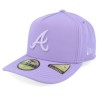 Atlanta Braves 59FIFTY Color Pack Purple A-frame Fitted - New Era
