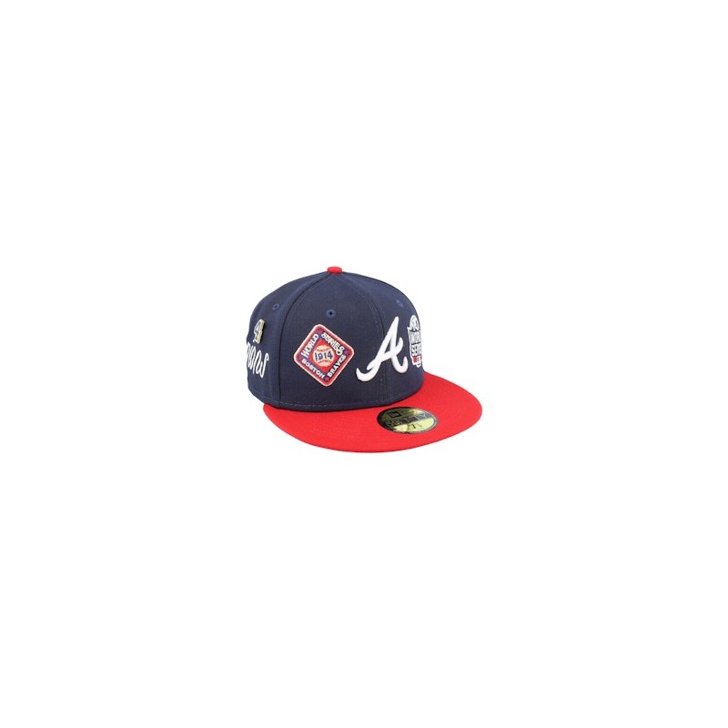 Atlanta Braves 59FIFTY Historic Champs Navy/Red Fitted - New Era