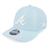 Atlanta Braves 9FORTY M-crown Cotton Weave Blue A-frame Adjustable - New Era