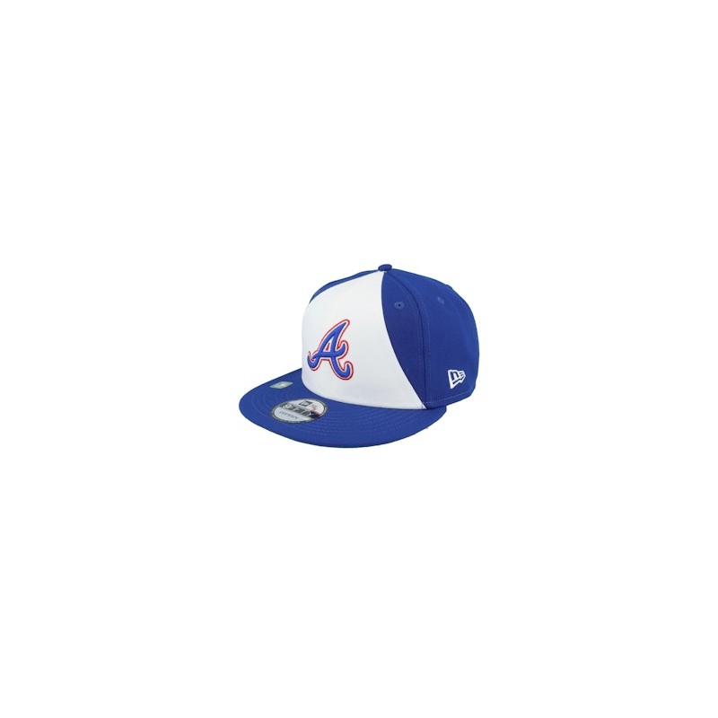 Atlanta Braves MLB24 City Connect Off 9FIFTY White/Royal Snapback - New Era