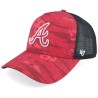 Atlanta Braves MLB 47 Offside Dt Red/Black A-frame Trucker - 47 Brand
