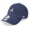 Atlanta Braves MLB Base Runner Clean Up Navy Dad Cap - 47 Brand