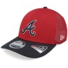 Atlanta Braves MLB Spring Training 25 9SEVENTY Red/Navy Trucker - New Era