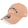Atlanta Braves MLB Wordmark 9TWENTY Light Terracotta Dad Cap - New Era