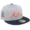Atlanta Braves Pivot Mesh Crown Grey/Navy Fitted - New Era