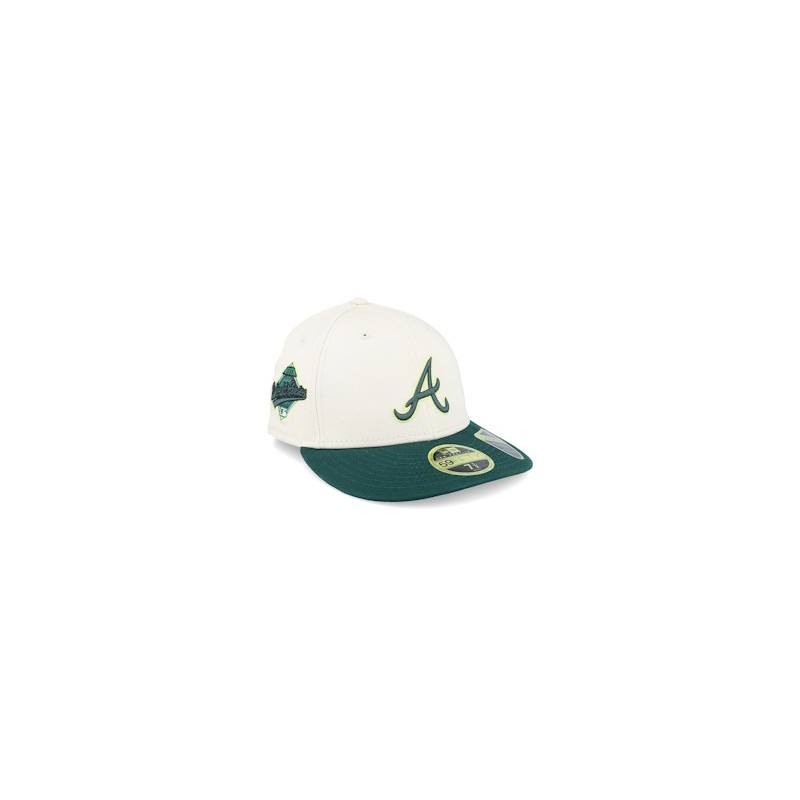 Atlanta Braves Seasonal World Series 59FIFTY Low Profile Natural/Green Fitted - New Era