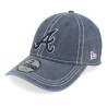 Atlanta Braves Washed Contrast 9TWENTY Navy Dad Cap - New Era
